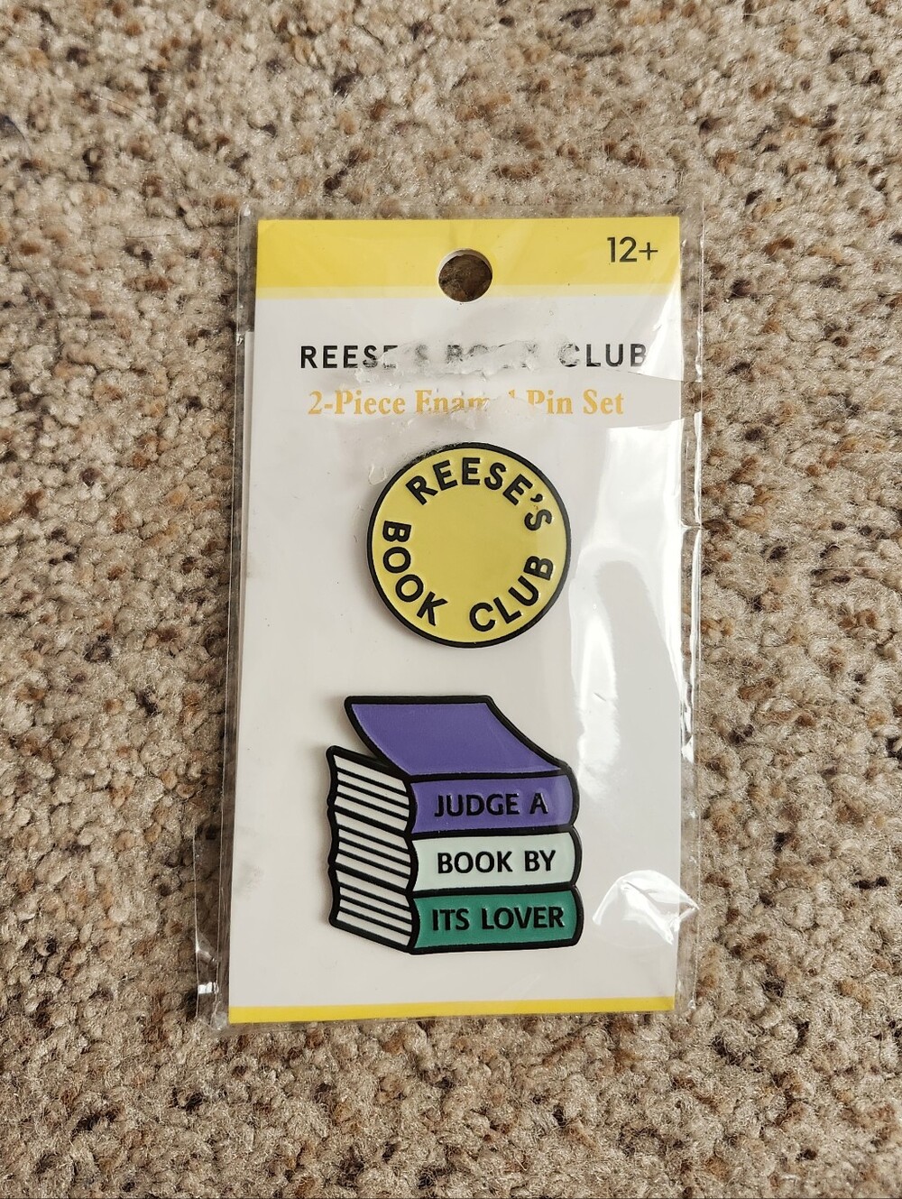 New Reese's Book Club Pins